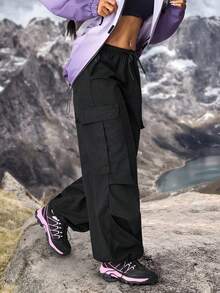 Flexra Women's Casual Straight Leg Detachable Denim Pants For Hiking Sun Protection Lightweight Quick Dry Hiking Women Hiking Pants Outdoor Pants For Women Camping - Black - View 7