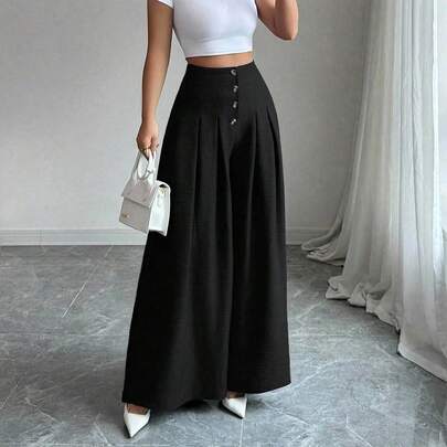 여성 루즈핏 캐주얼 휴가 바지
