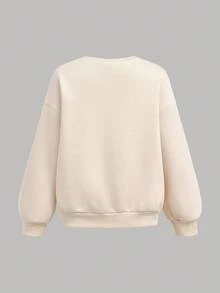 Girlism Tween Girls Hoodie & T-Shirt Co-Ords, Textured Knit Butterly Print Yellow T-Shirt & Leopard Print Contrast Bow Casual Loose Khaki Leopard Print Bow Cargo Pants 2 Pieces Set, Suitable For Casual, Sports, Hangout, Family Outing Fall Winter Women Leopard Print Leopard Print Pants Bow Sweatshirt Animal Print Outfit - Multicolor - View 5