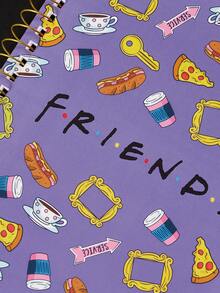 FRIENDS X SHEIN Sổ tay in toàn diện, Đồ dùng học tập, Quà tặng - Nhiều màu - Xem 2