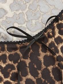 ROMWE Ladies' Leopard Print T-Shirt, School