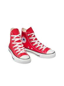 Chuck Taylor All Star 全明星经典帆布高帮休闲运动鞋男女款 M9621C - 紅色 - 查看 3