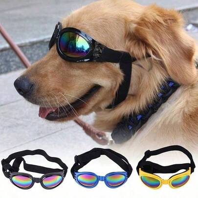 1pc Pet Foldable Sunglasses Uv Goggles For Dogs And Cats