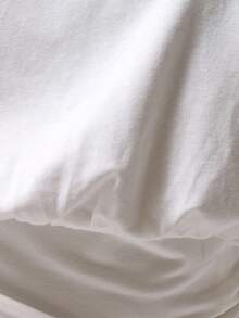 MUSERA Top en jersey à manches longues, taille cintrée, manches bouffantes, coupe courte, grande taille. Style de rue mignon pour tous les jours, fêtes, vacances et soirées - Blanc - Voir 6