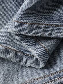 DAZY Women's Summer Pleated Short Casual Denim Mini Skirt Y2k