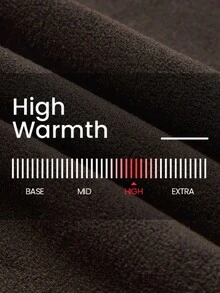 SHEIN PETITE Casual Washed High Waist Thermal Lined Jeans - Blue - View 4