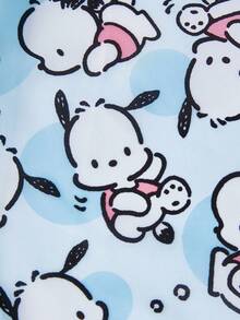 HELLO KITTY AND FRIENDS | SHEIN 1pc Full-Print Foldable And Portable Shopping Bag - Baby Blue - View 3