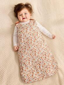 Cozy Pixies 1 Pezzo Sacco a Pelo per Neonati Spesso e Caldo con Motivo Floreale, Indossabile sia Davanti che Dietro, Comodo e Morbido Sacco Nanna per Neonati