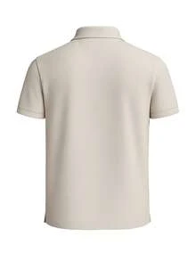 Emporio Armani Men's Zip Polo Shirts Beige - Màu be - Xem 5