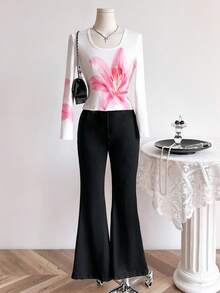 Girls' Two Pieces Comfortable Children's Set - Spring/Autumn Girls' Clothing - Long-Sleeved Long Pants - Fashionable Children's Clothing - Stylish And Beautiful Fall Winter