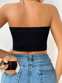 Seamless Front Closure Strapless Women's Tube Bra