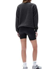 DKNY Women's Zip Up Sweatshirt Grey - Grey - View 2