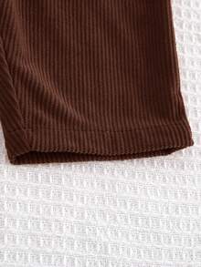 Cozy Pixies Tutina con bavaglino da neonato maschio con motivo a orsetto cartoni animati, versatile e comoda, adatta per primavera e autunno