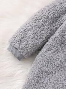 Cozy Pixies Baby Boy Cartoon Rabbit Ear Hooded Thick Jumpsuit Baby Winter Jumpsuit Hooded Baby Jumpsuit Warm Baby Jumpsuit Baby Fleece Jumpsuit Baby Sherpa Jumpsuit Fall