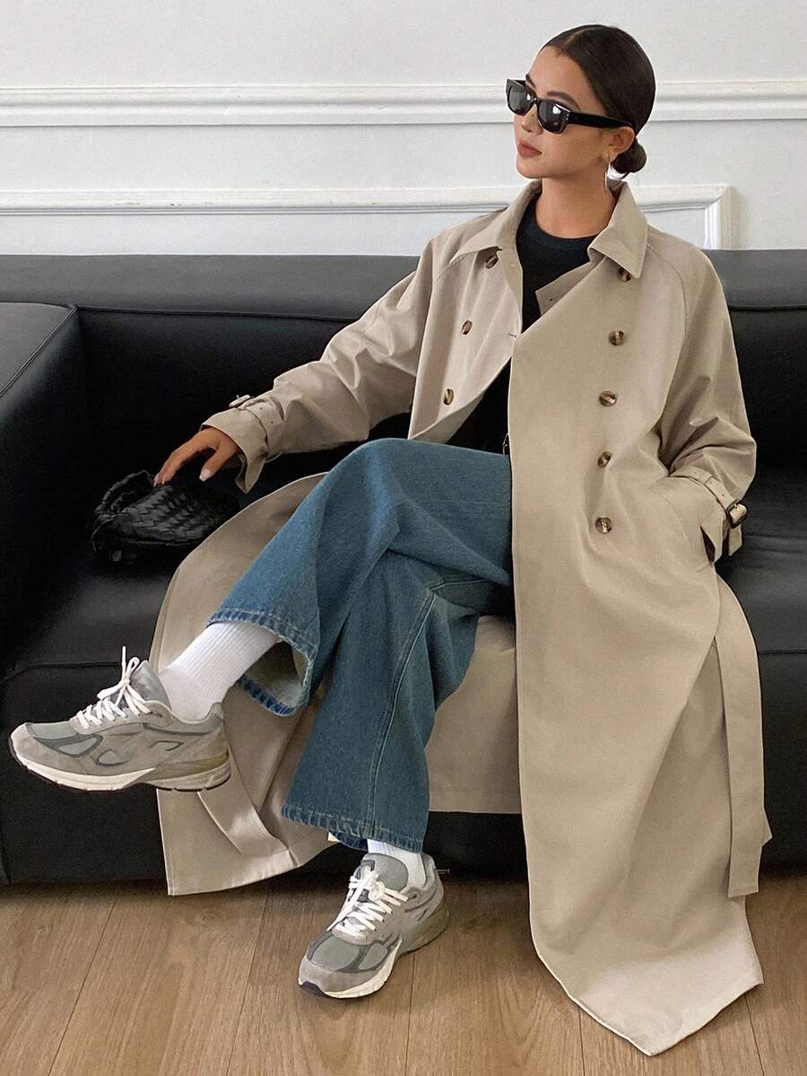 DAZY Women's Loose Casual Thick Regular Jacket, Autumn/Winter Women Coats - Khaki - View 1