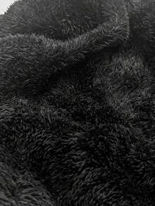 Dazy Plus Quần jean ống rộng dài, dáng rộng, giặt cũ, lót nhiệt, size lớn cho nữ, thời trang thu đông - màu đen - Xem 6