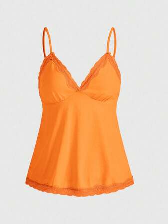 Fairycore بلوزة نسائية كبيرة الحجم بلون أحادي مع كشكشة مطوية وحمالة من الدانتيل