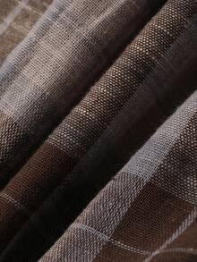 DAZY Boys (Small) Casual Plaid Shirt Set, Loose Fit, Japanese Style, Autumn