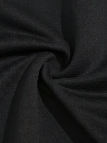 Slaydiva 2 Stücke Damen Lässig Leoparden Muster Slogan Loose Rundhalsausschnitt Sweatshirt und Skinny Hose Set, geeignet für Frühling/Herbst Outdoor - Schwarz - Übersicht 4