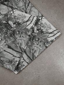 Manfinity EMRG Men's Casual Printed Sweatpants Camo Pants Men Men Graphic Pants - Black and White - View 3