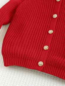 Cozy Pixies 新生男宝宝休闲百搭 3D 耳朵连帽长袖开衫毛衣秋冬装女宝宝