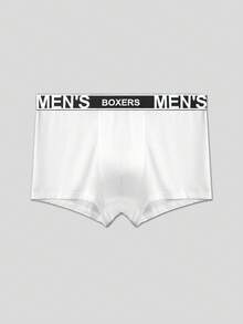 SHEIN 5件套男士字母松紧腰休闲平角内裤 - 彩色 - 查看 8