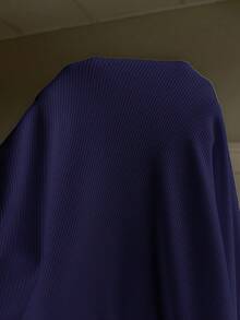 CovetEZ 大尺碼全拉鍊連帽外套，休閒日常穿著，秋冬款 - 藏蓝色 - 查看 7