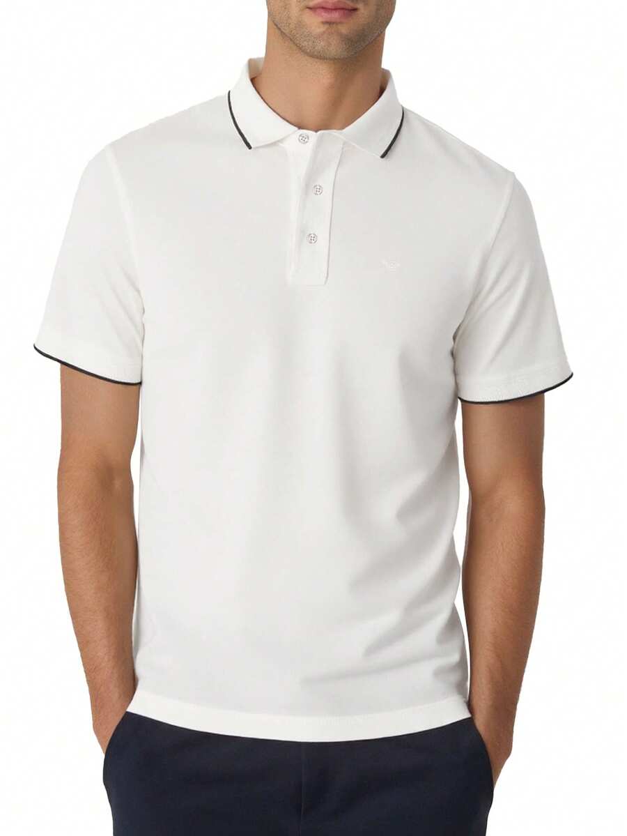 Emporio Armani Men's Polo Shirts White - Weiss - Übersicht 1