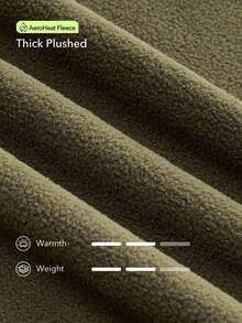 OutZeal 女式柔软保暖羊毛绒立领抽绳下摆连帽户外羊毛衫徒步露营冬季 - 綠色 - 查看 5