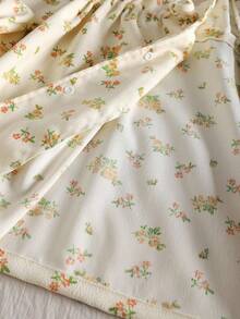 Áo khoác trùm đầu họa tiết hoa nhung kẻ thời trang xuân thu đông cho bé gái tuổi teen, thích hợp mặc đi học, đi làm, mặc hàng ngày, du lịch, chụp ảnh, tụ tập - Nhiều màu - Xem 7