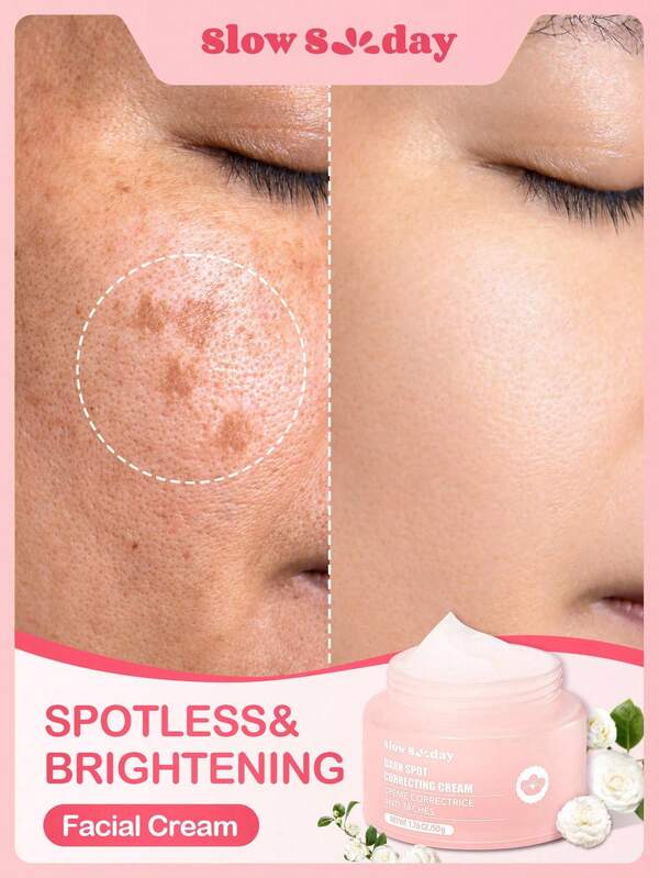 SlowSunday Dark Spot Correcting Cream, Skincare, Moisturizes And Brightens, Halloween, Thanksgiving, Christmas, New Year, Christmas Gifts, Thank You Gift, Suitable For Autumn Winter, Fall Care