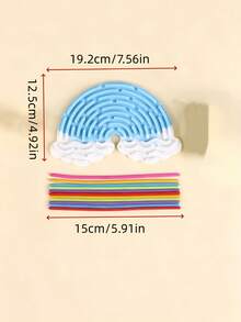 1 件感官活动板，带硅胶坐立不安玩具，可缓解焦虑、注意力缺陷多动症、自闭症等成人压力 - 彩色 - 查看 3
