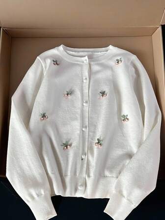 SHEIN PETITE 女式不对称斗篷开衫，厚针织毛衣上衣，纯色二合一前开襟外套，秋冬