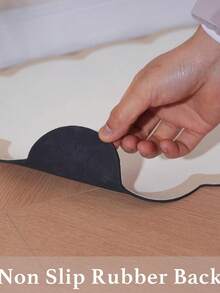 SHEIN 1件装宠物喂食垫，扇贝形狗喂食垫，猫喂食垫，吸水垫，适用于食物和水碗，分配器，可爱优雅美观的扇贝形宠物餐垫，适用于狗、猫、幼犬用品 - 米色 - 查看 8