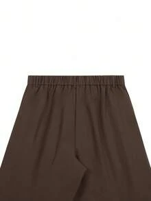 Manfinity Homme Men's Suit Pants, High-End New Design, Draping Suit Pants, Designer Fashion Casual Black Minimalist Business Trousers Brown Pleated Suit Pants Men