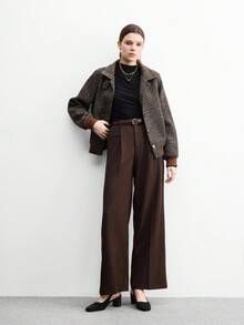 CUCCOO BIZCHIC 女士时尚迷人高跟鞋，黑色 PU 皮革材质，方头，通勤，舒适，室内，办公室，街头，派对，旅行，度假，春夏季，适合搭配连衣裙、牛仔裤、短裤 - 黑色 - 查看 10