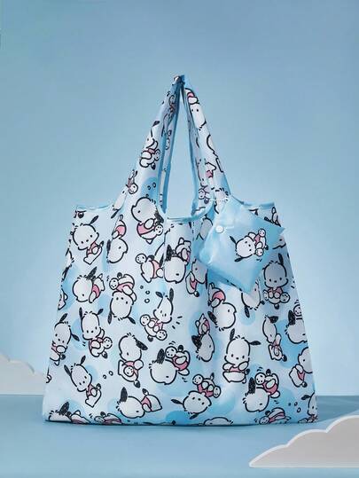 HELLO KITTY AND FRIENDS | SHEIN 全版印花可摺疊攜帶購物袋