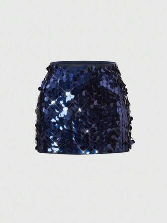 Fairycore تنورة قصيرة ضيقة مزينة بالترتر للنساء، مناسبة للاستخدام اليومي والمتعدد الاستخدامات