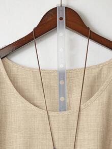 Linhara Plus Size Women V-Neck Long Sleeve T-Shirt, Comfortable For Commuting And Casual Outings