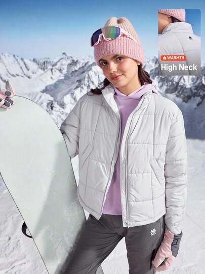 In My Nature Casacos de Inverno Femininos Acolchoados, Casacos Puffer, Jaquetas Acolchoadas, Casacos de Inverno Térmicos Grossos e Quentes, Jaqueta de Inverno Casual e Outdoor Feminina, Jaqueta de Trilha Outdoor Feminina, Casacos Térmicos, Jaqueta de Outono/Inverno, Jaqueta Grossa MANTENHA-SE AQUECIDA, Casacos de Inverno Femininos Jaqueta Athleisure Branca para Inverno