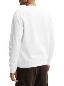 Calvin Klein Men's Sweatshirt White - BRIGHT WHITE - View 2