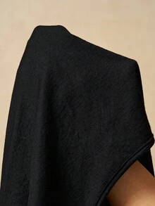 VARSIVA T-shirt de sport ajusté à manches longues avec design à cordon de serrage, couleur unie pour femmes - Noir - Voir 11