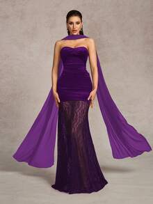 Coutiva Formal Evening Gown (Heavily Embellished)