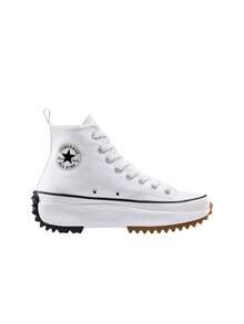 Converse Run Star Hike Hi White/ Black/ Gum - White/Black-Gum - View 1