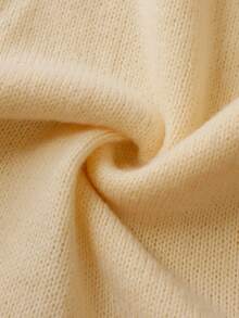 Aveloria Rosie 2件套：麻花针织圆领宽松毛衣和长裙 - 米色 - 查看 7