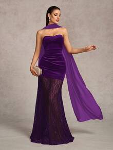 Coutiva Formal Evening Gown (Heavily Embellished)