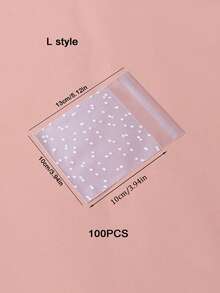 100pcs Polka Dot Pattern Gift Bag Simple Practical Multifunctional Different Sizes To Choose For Wedding Graduation Wrap Back To School Packing Supplies - Multicolor - View 8