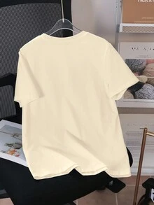 TEENAGE MUTANT NINJA TURTLES | SHEIN Tween Boy Summer Casual Turtle Print Short Sleeve T-Shirt Dinosaur Boy Shirt Y2k Boy Shirts Y2k Tops For Kids - White - View 2