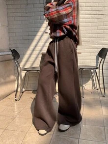 DAZY 女士宽松休闲韩版街头潮流运动裤，秋冬女式慢跑裤