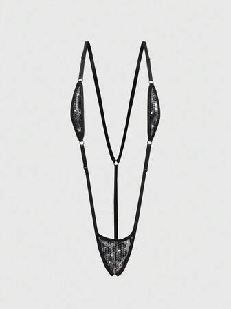 Goth Combinaison léopard à paillettes style punk rock sexy pour femmes, festival, style de rue, style Y2K du millénaire